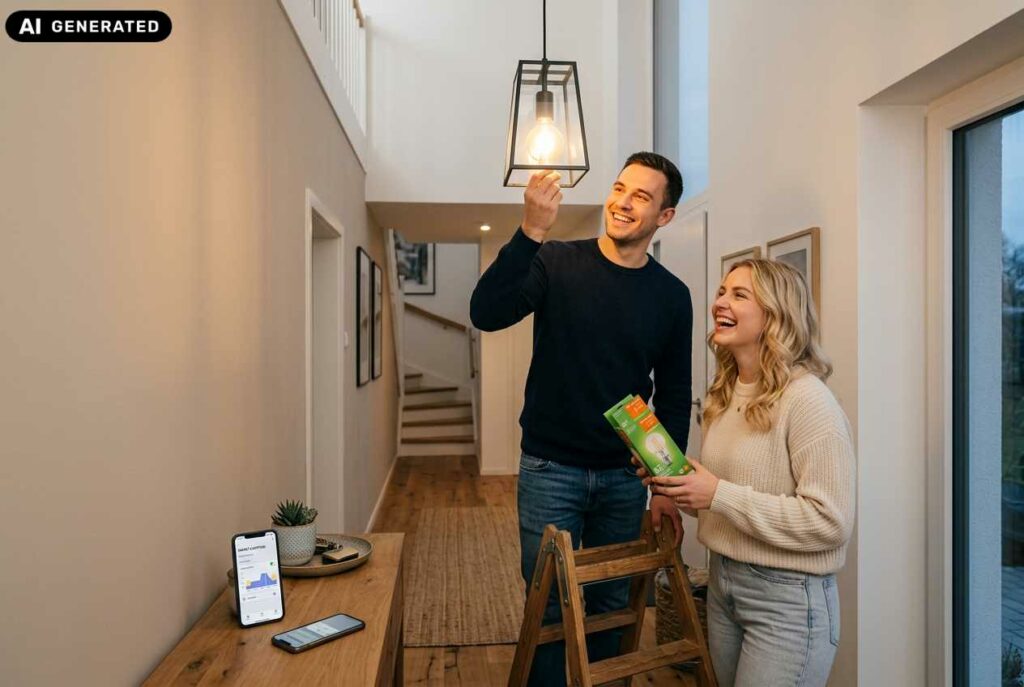 Stromkosten reduzieren mit LED Lampen